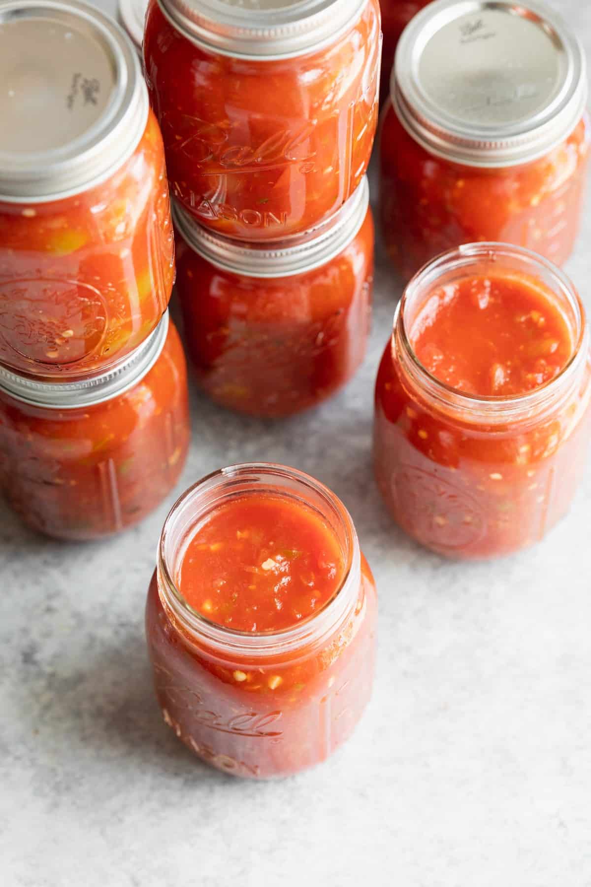 Jars Of Salsa For Canning 