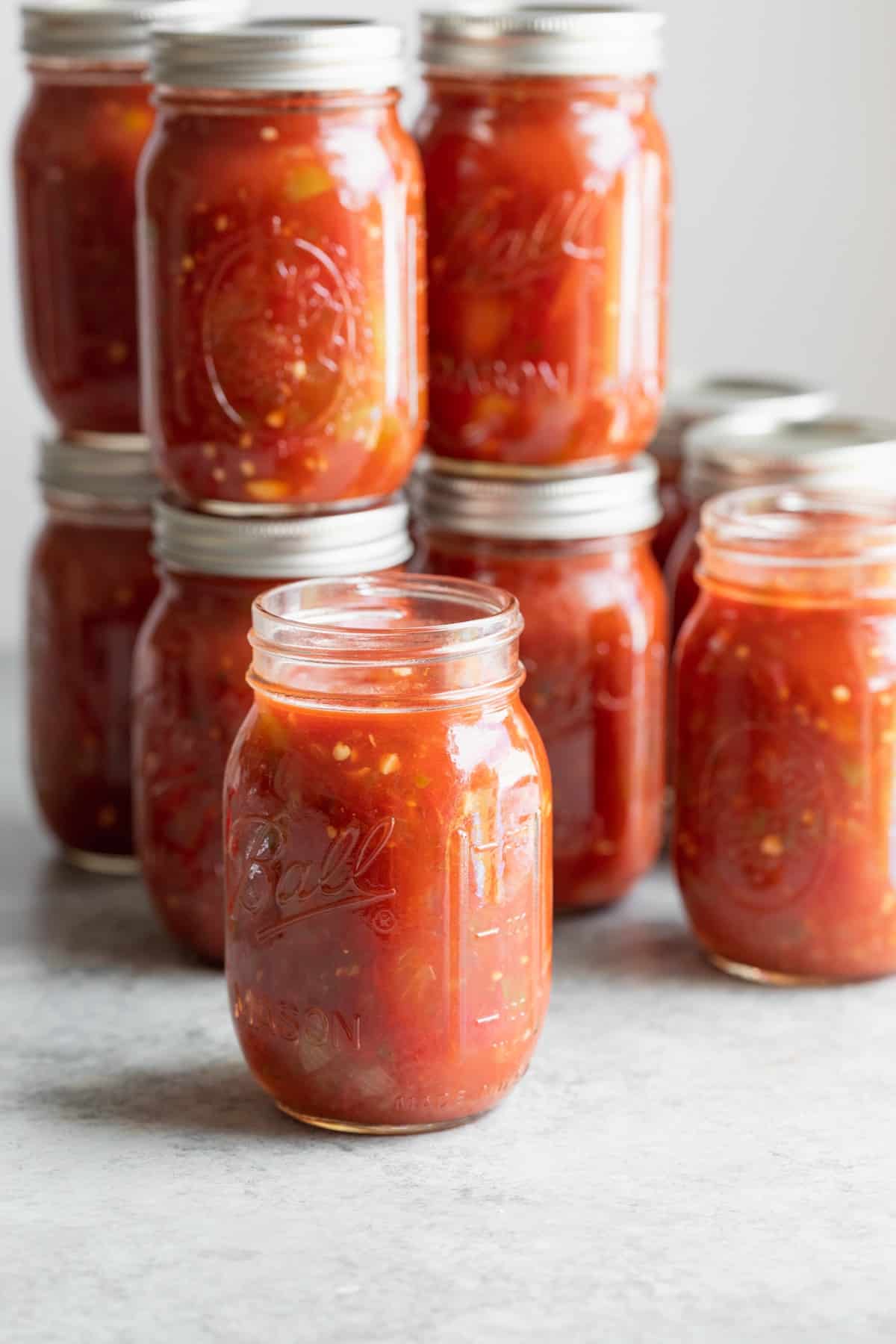 Front Image Of Salsa For Canning 