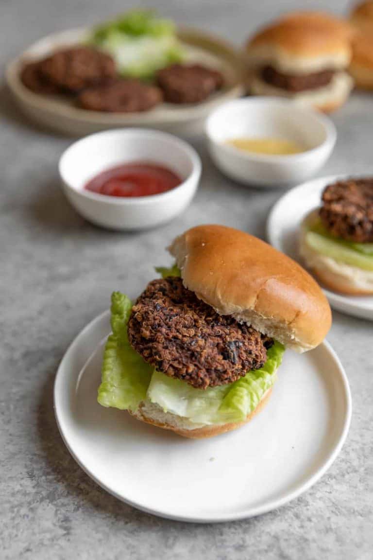 Vegan Black Bean Burger Sliders Delish Knowledge