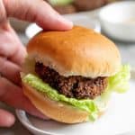 vegan black bean sliders