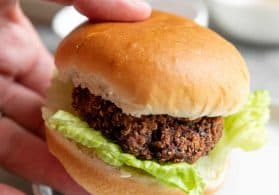 Vegan Black Bean Burger Sliders