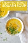 creamy butternut squash slow cooker soup