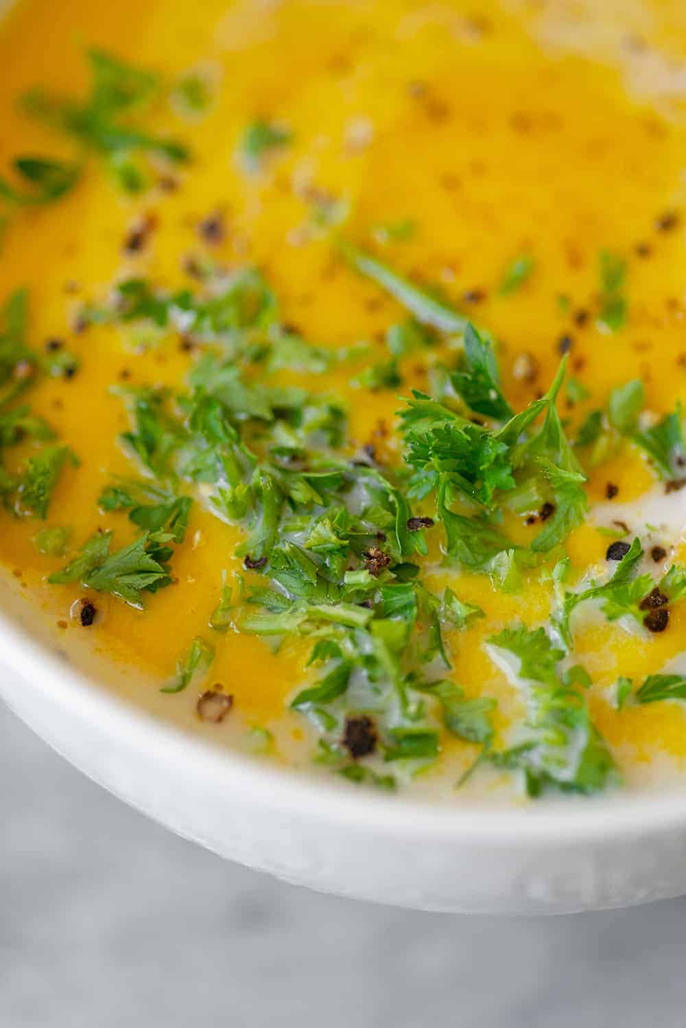 Butternut Squash Slow Cooker Soup