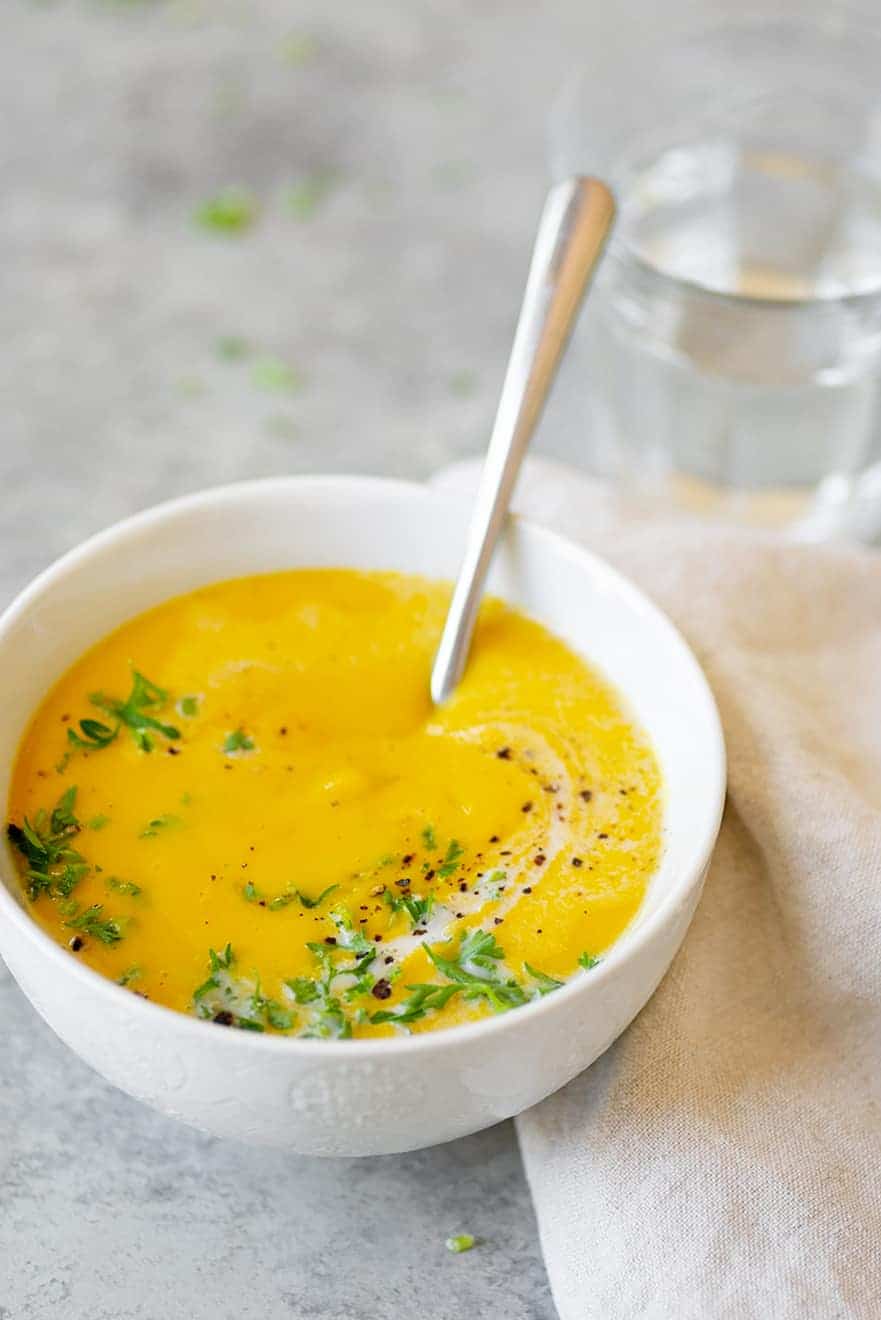 Butternut Squash Slow Cooker Soup