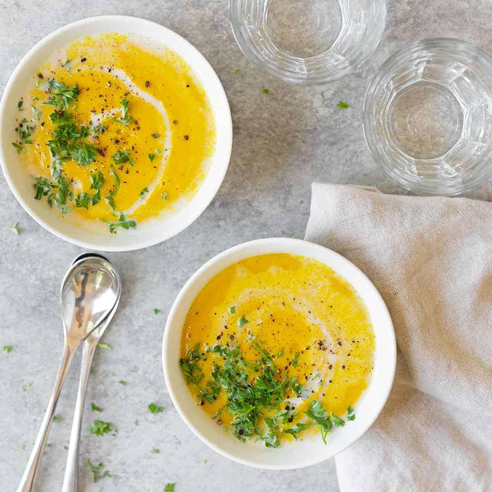 Butternut Squash Slow Cooker Soup