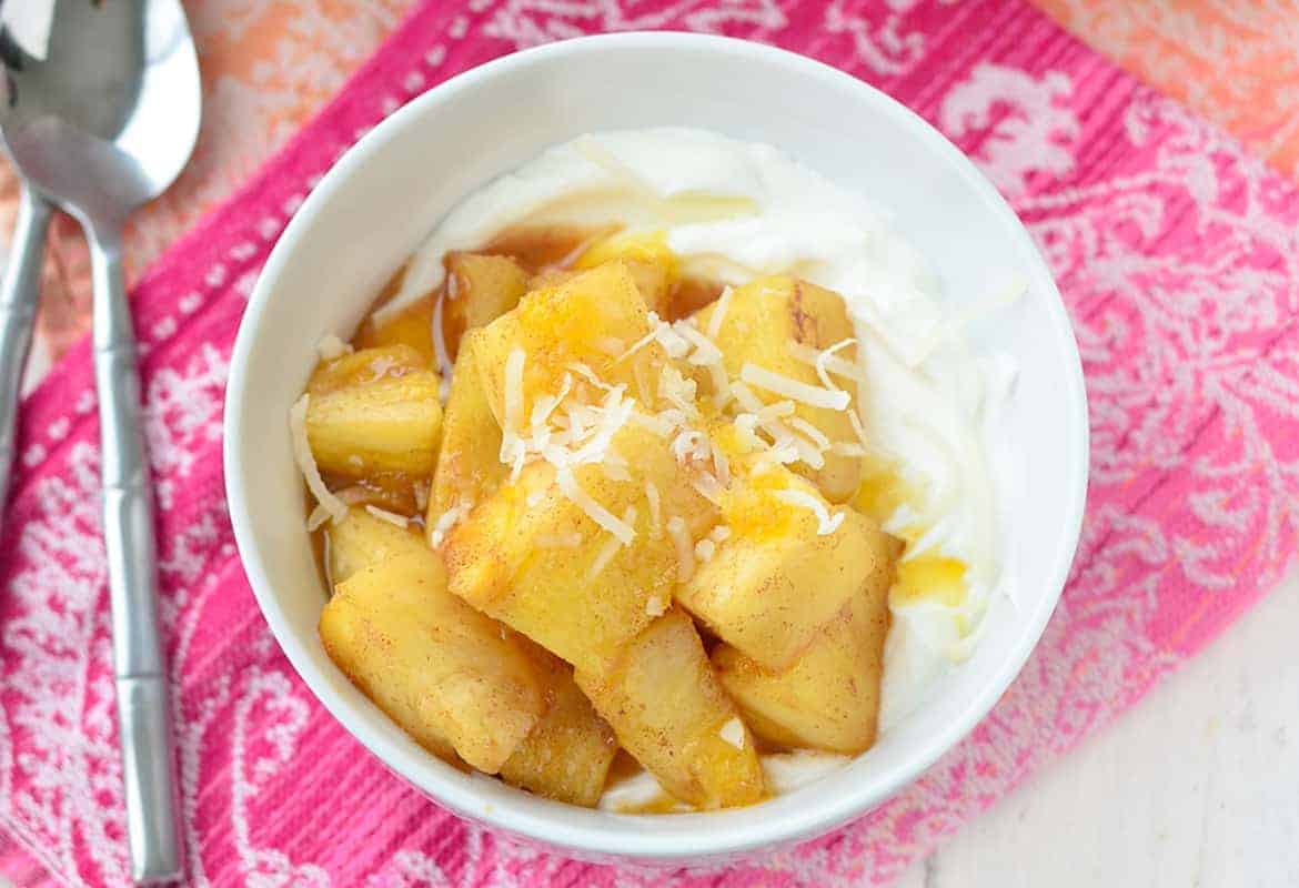 Caramelized Pineapple Yogurt Bowls Delish Knowledge