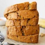 Carrot Cake Banana Bread Slices