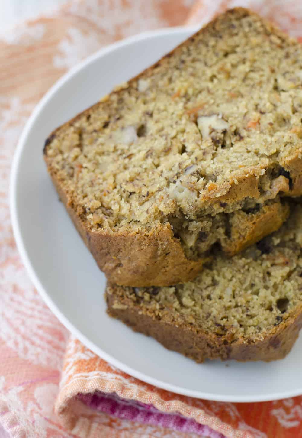 Vegan Carrot Cake Banana Bread 