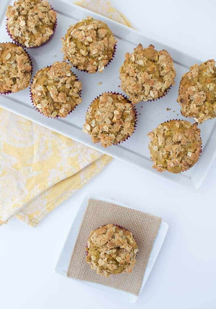 Vegan Carrot Cake Muffins! Healthy, low-fat muffins that taste like carrot cake.