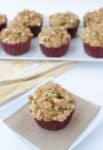 Vegan Carrot Cake Muffins! Healthy, low-fat muffins that taste like carrot cake.