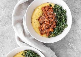 Chili Beans with Creamy Polenta