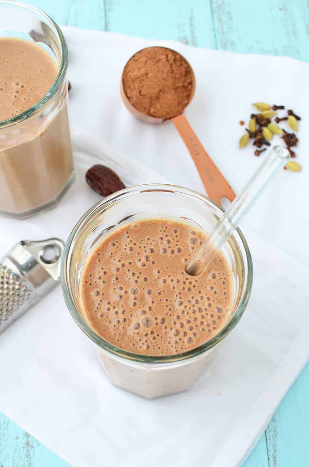 Chocolate Chai Milkshake (dairyfree) Delish Knowledge