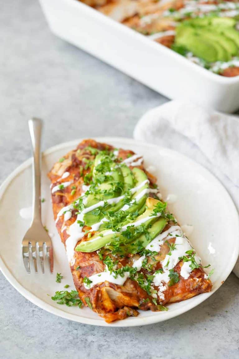 Vegetarian Zucchini Enchiladas Delish Knowledge