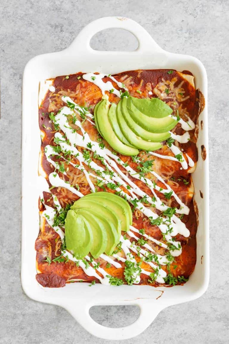 Vegetarian Zucchini Enchiladas Delish Knowledge