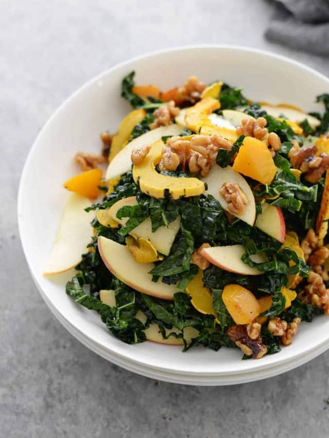 Autumn Squash, Kale and Apple Salad Story