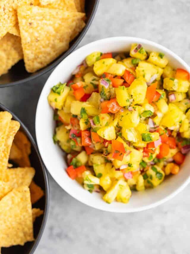 Fresh Sweet and Spicy Pineapple Salsa! Delish Knowledge