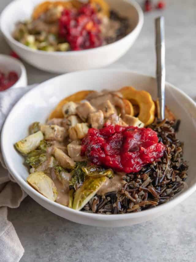 Roasted Vegetable Thanksgiving Bowl Delish Knowledge