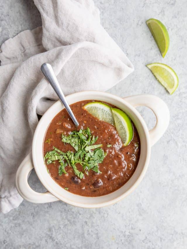 Vegan Black Bean Soup Story Delish Knowledge