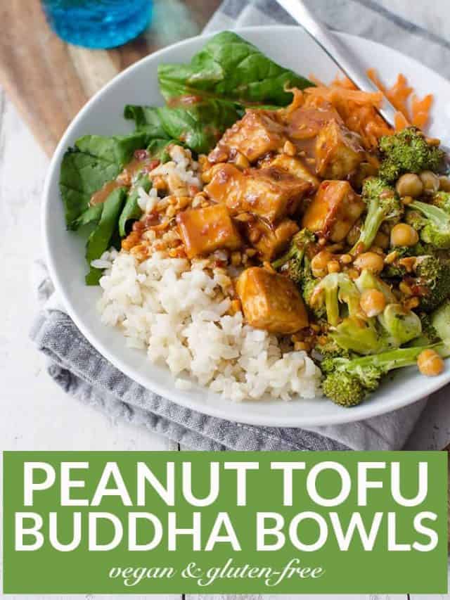 Peanut Tofu Buddha Bowl Story Delish Knowledge