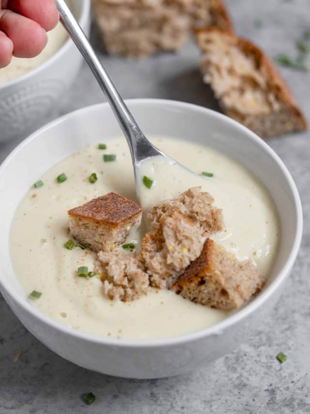 Creamy Vegan Cauliflower Soup Story Delish Knowledge