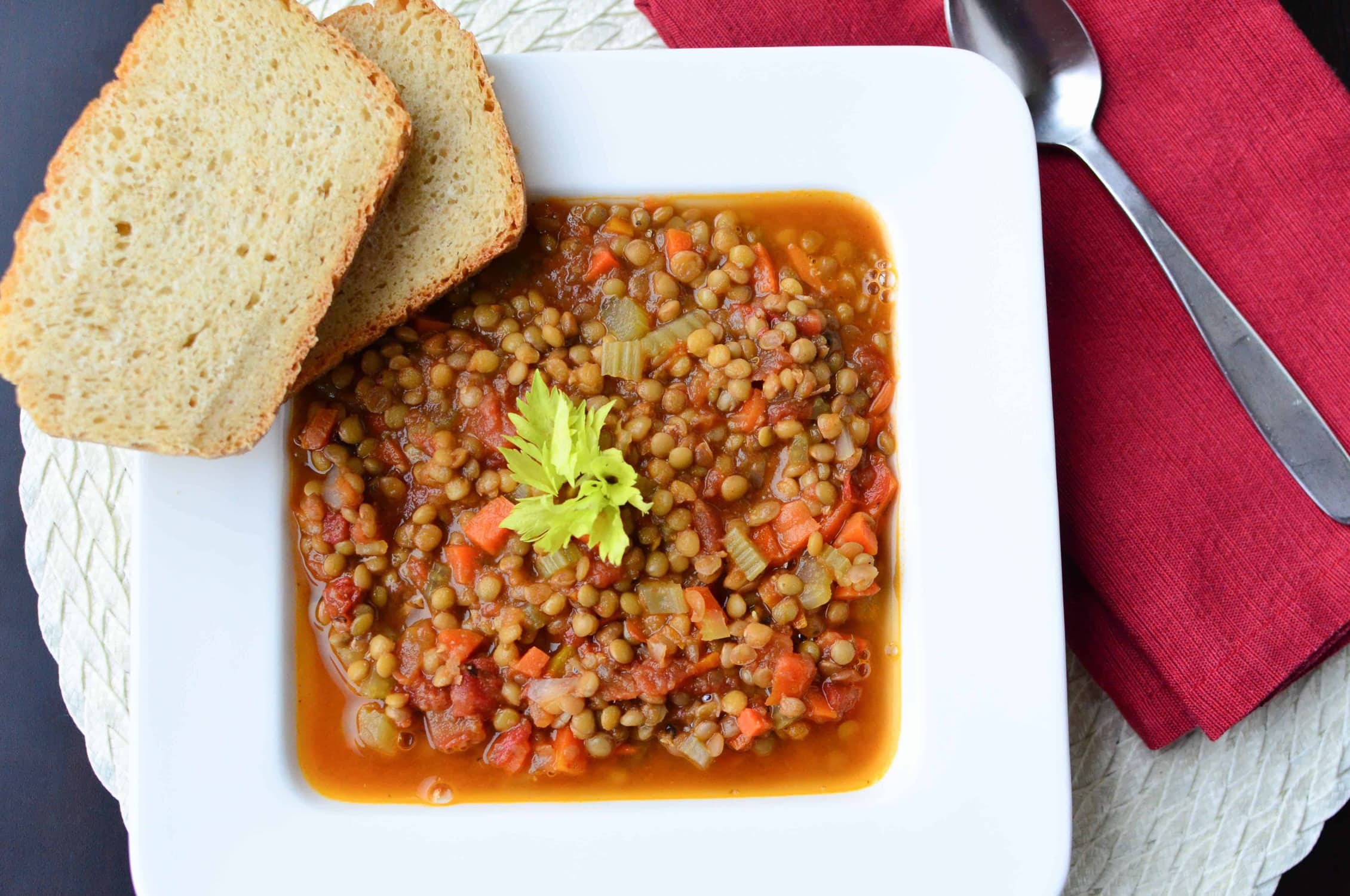 The Best Lentil Soup {vegan & glutenfree}