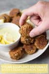vegan eggplant meatballs