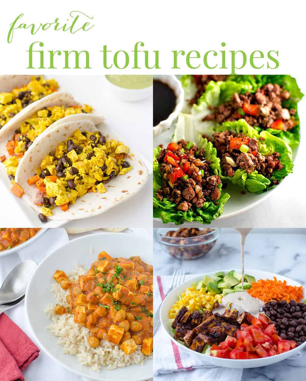 Favorite Firm Tofu Recipes 