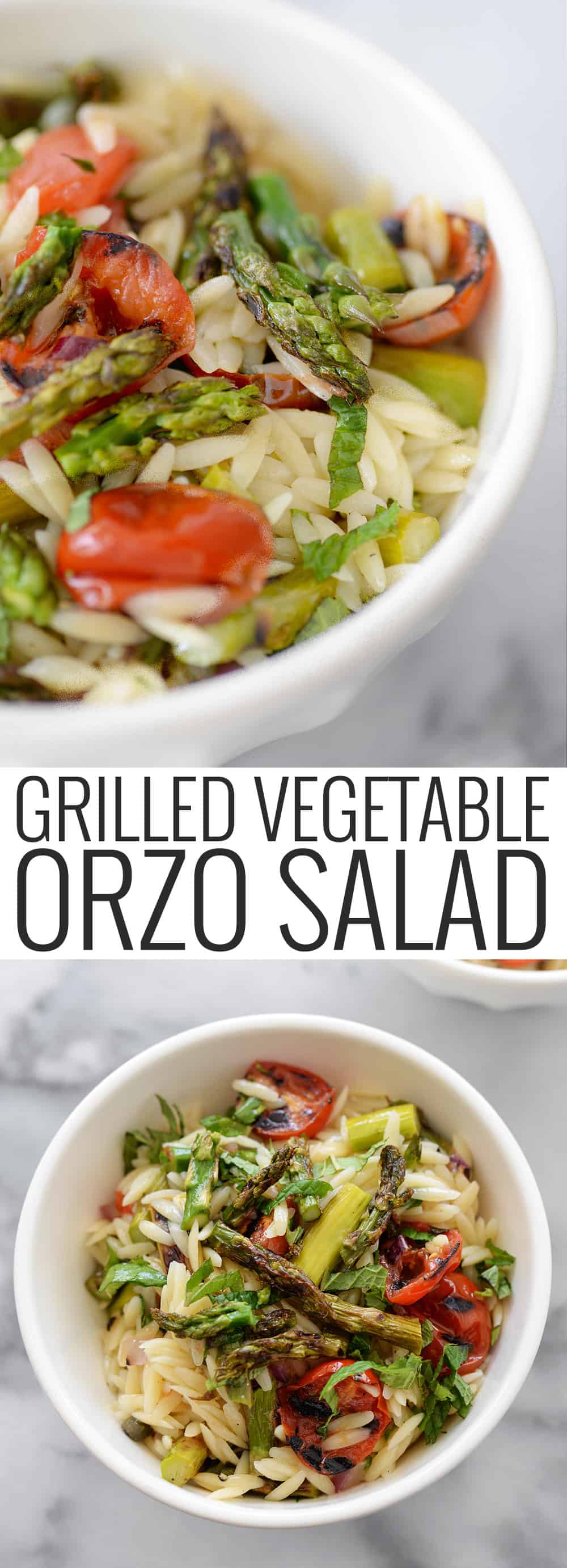 grilled vegetable orzo salad