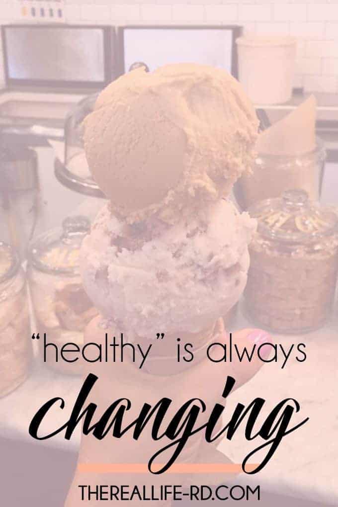 Healthy Is Always Changing! 
