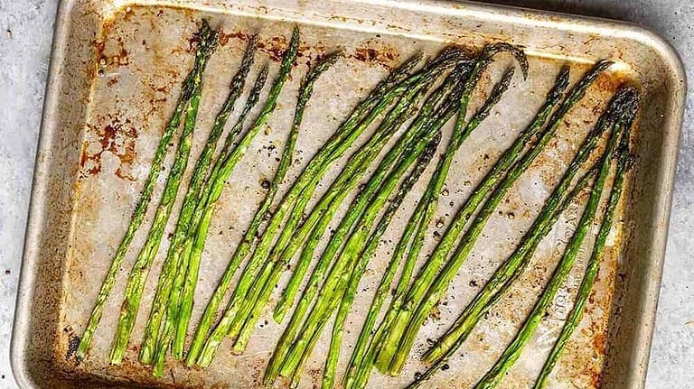 Roasted Asparagus On A Sheet Pan