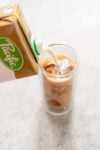 iced chai latte with nondairy milk