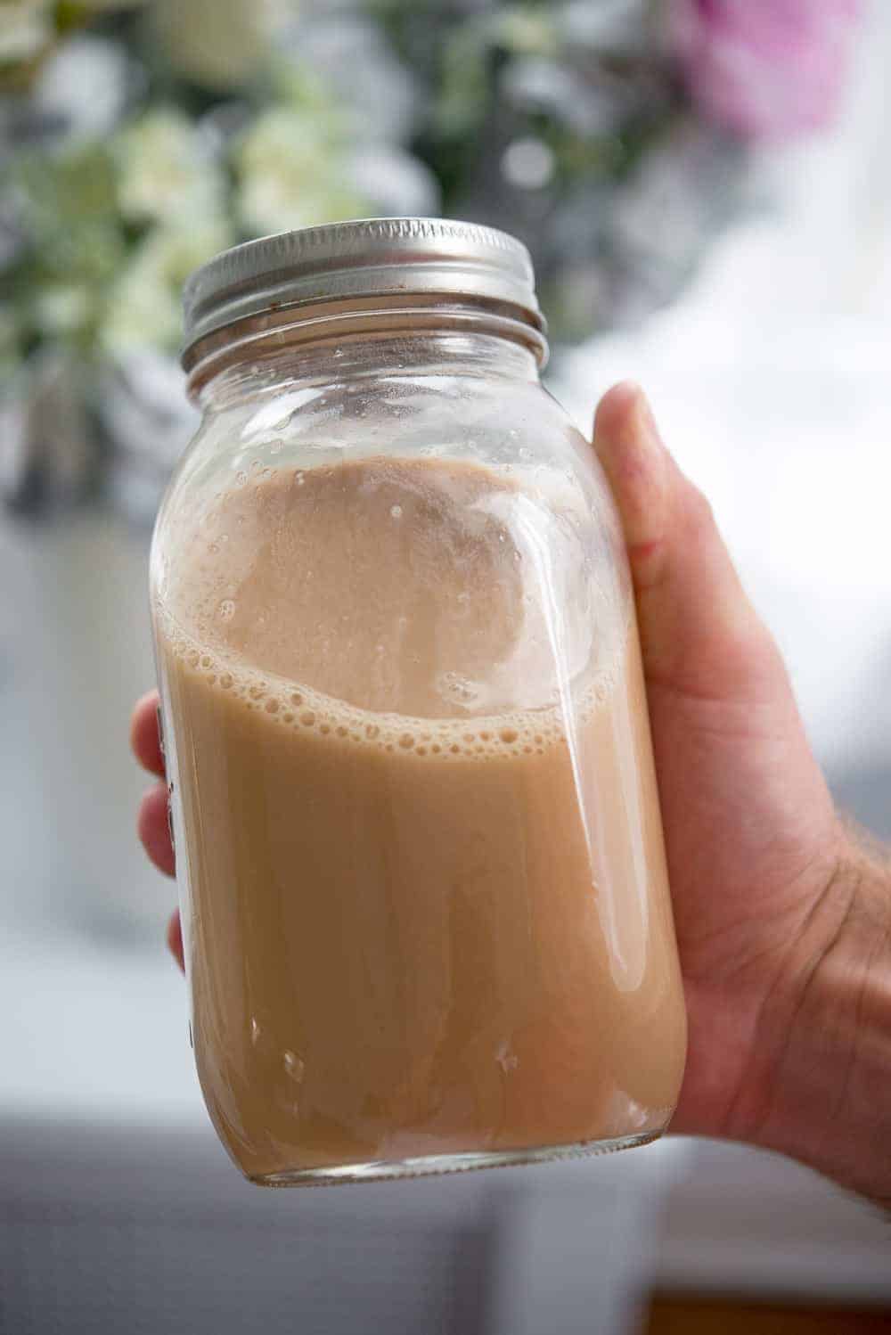 vegan chai latte