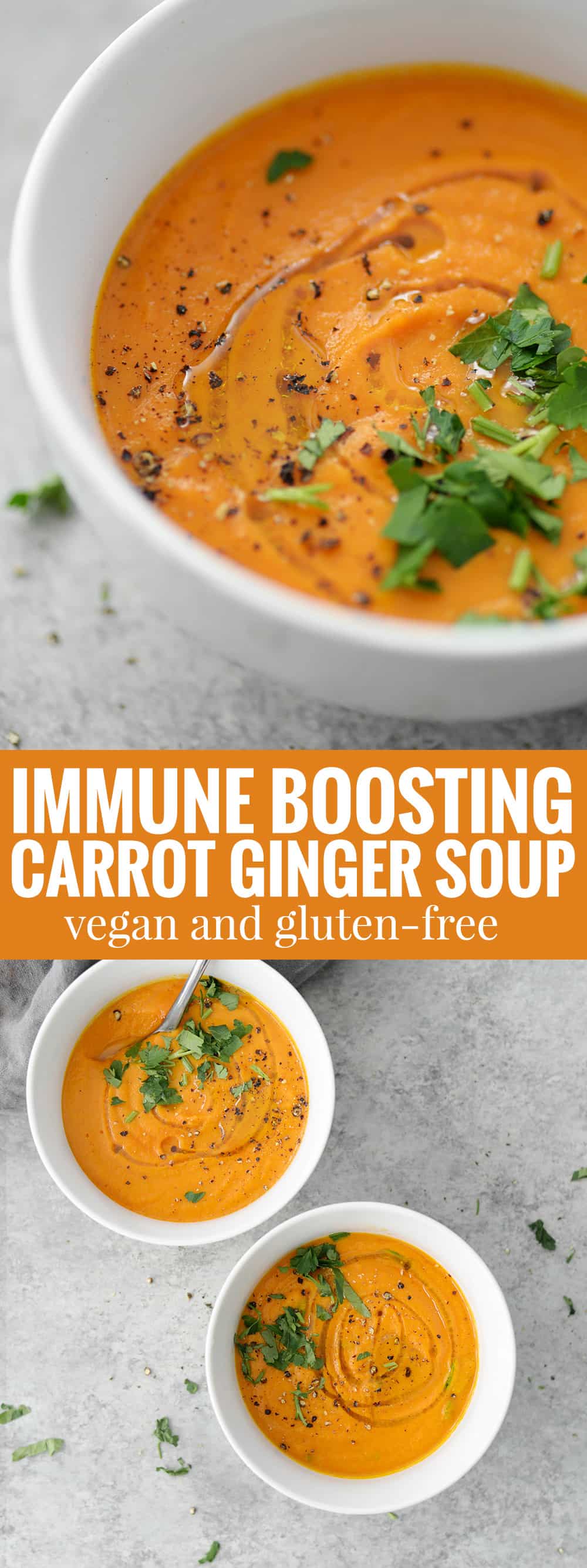 immune boosting carrot ginger soup
