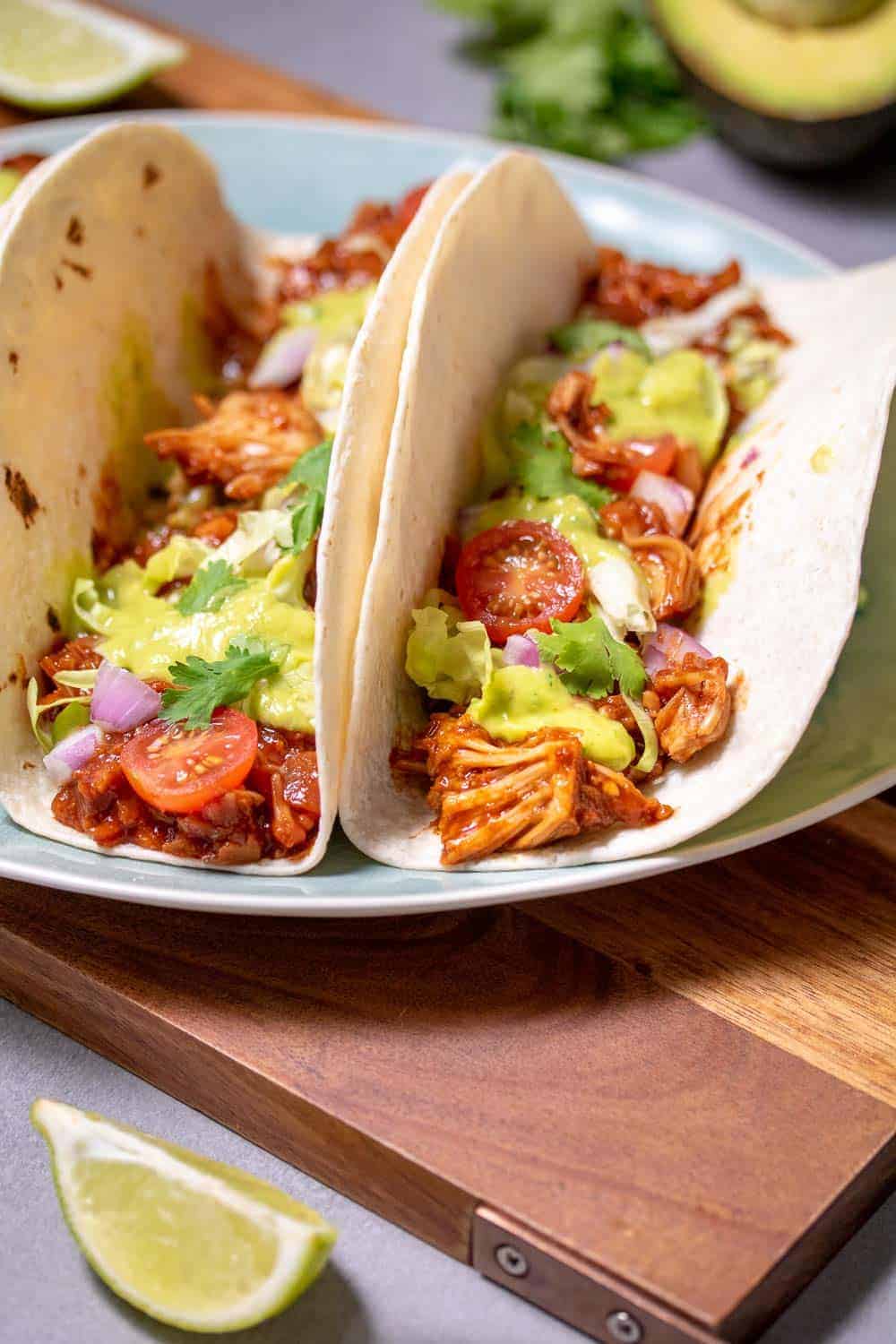 Instant Pot Vegan Barbecue Jackfruit Tacos Marea Brava