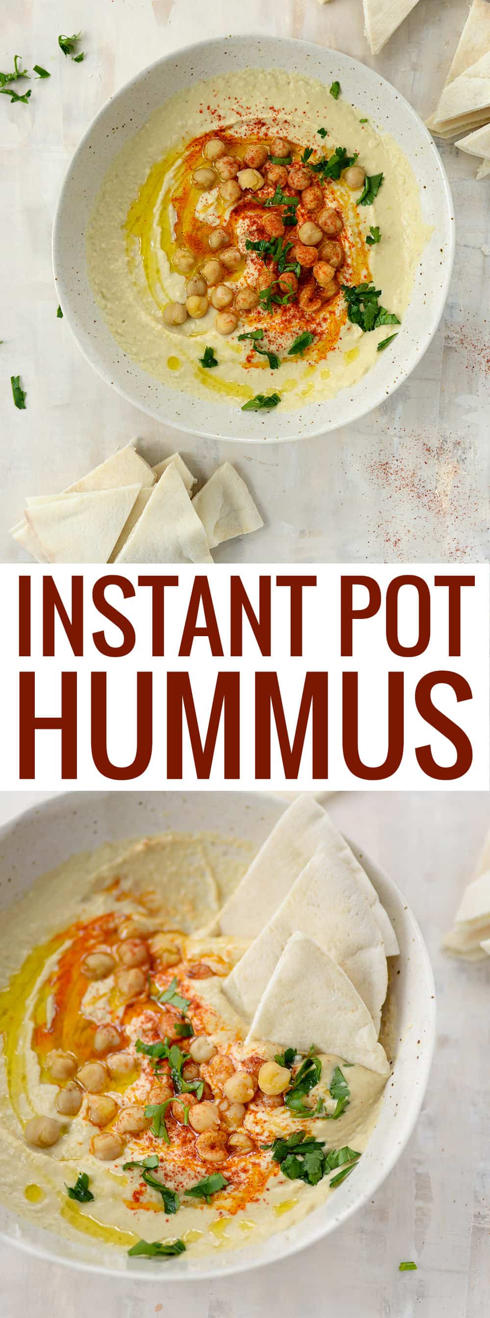 instant pot hummus made in the instant pot