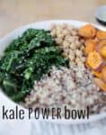 Kale Sweet Potato Bowl