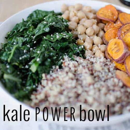 Kale & Miso Power Bowl 5 Kale Sweet Potato Bowl
