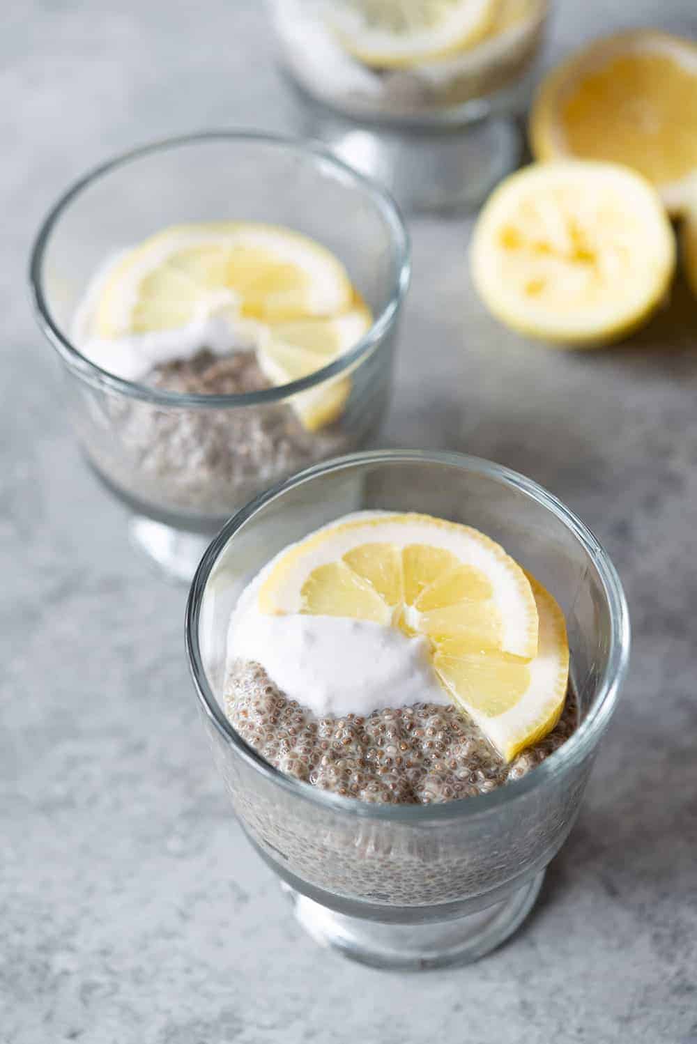 Lemon Chia Pudding 3 Lemon Chia Pudding