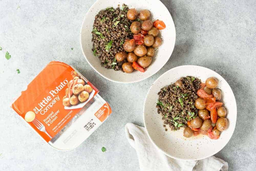 Potato, Harissa And Lentil Buddha Bowl