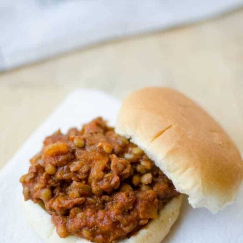 Lentil Sloppy Joes + Video 7 Lentil Sloppy Joes