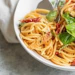 Vegan Pasta with Artichokes