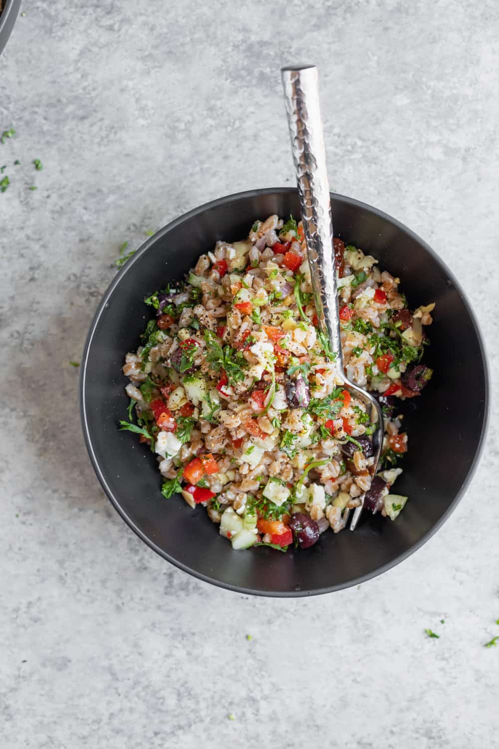 Bowl Of Farro Salad 