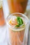 Peach Basil Iced Tea