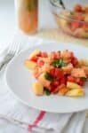 Peach Panzanella Salad