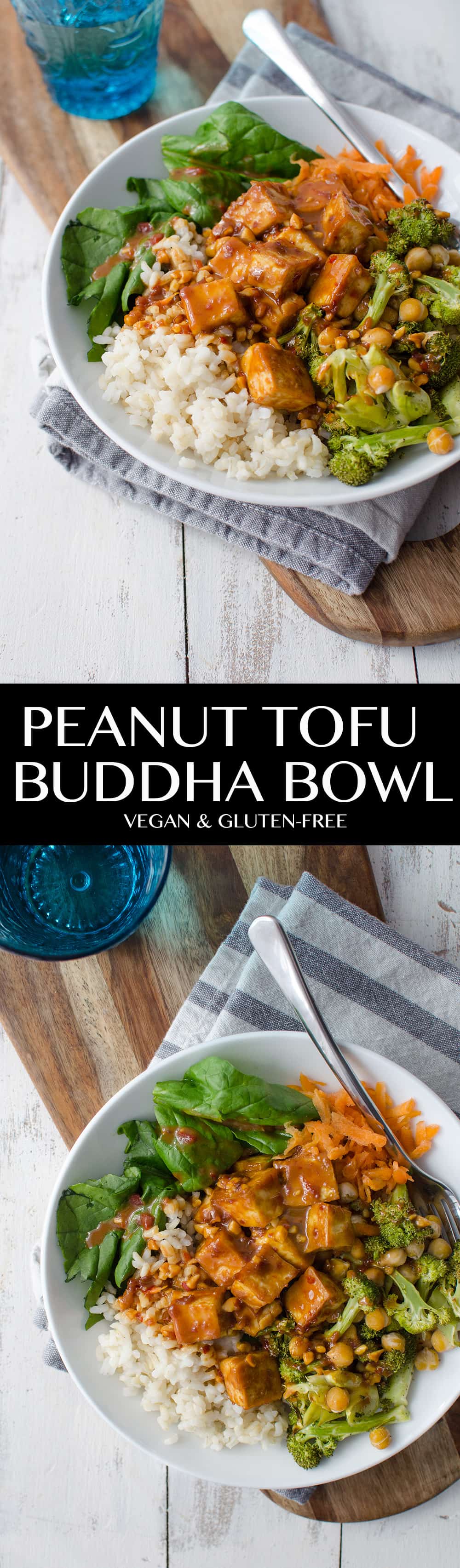 Peanut Tofu Buddha Bowl + Video - Delish Knowledge