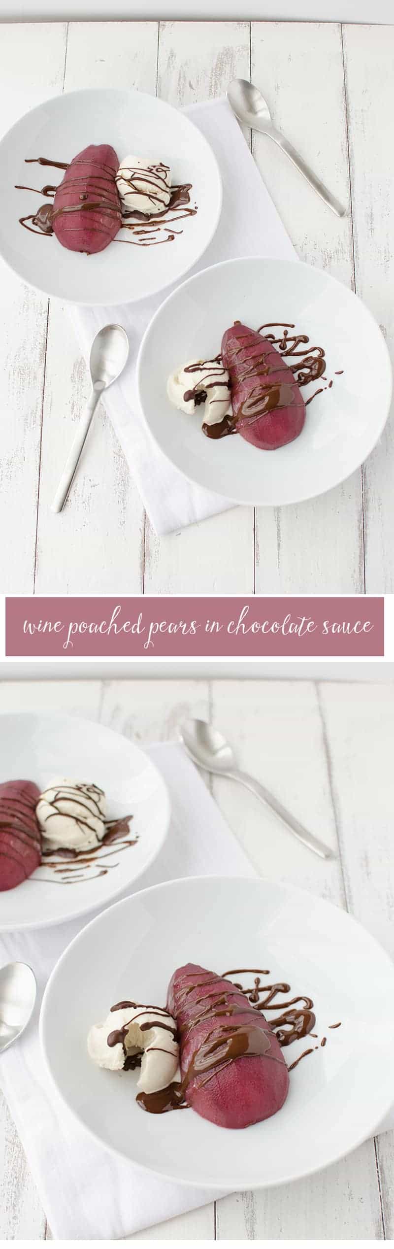 Fresh Pears Soaked In Red Wine Are The Perfect Light Dessert