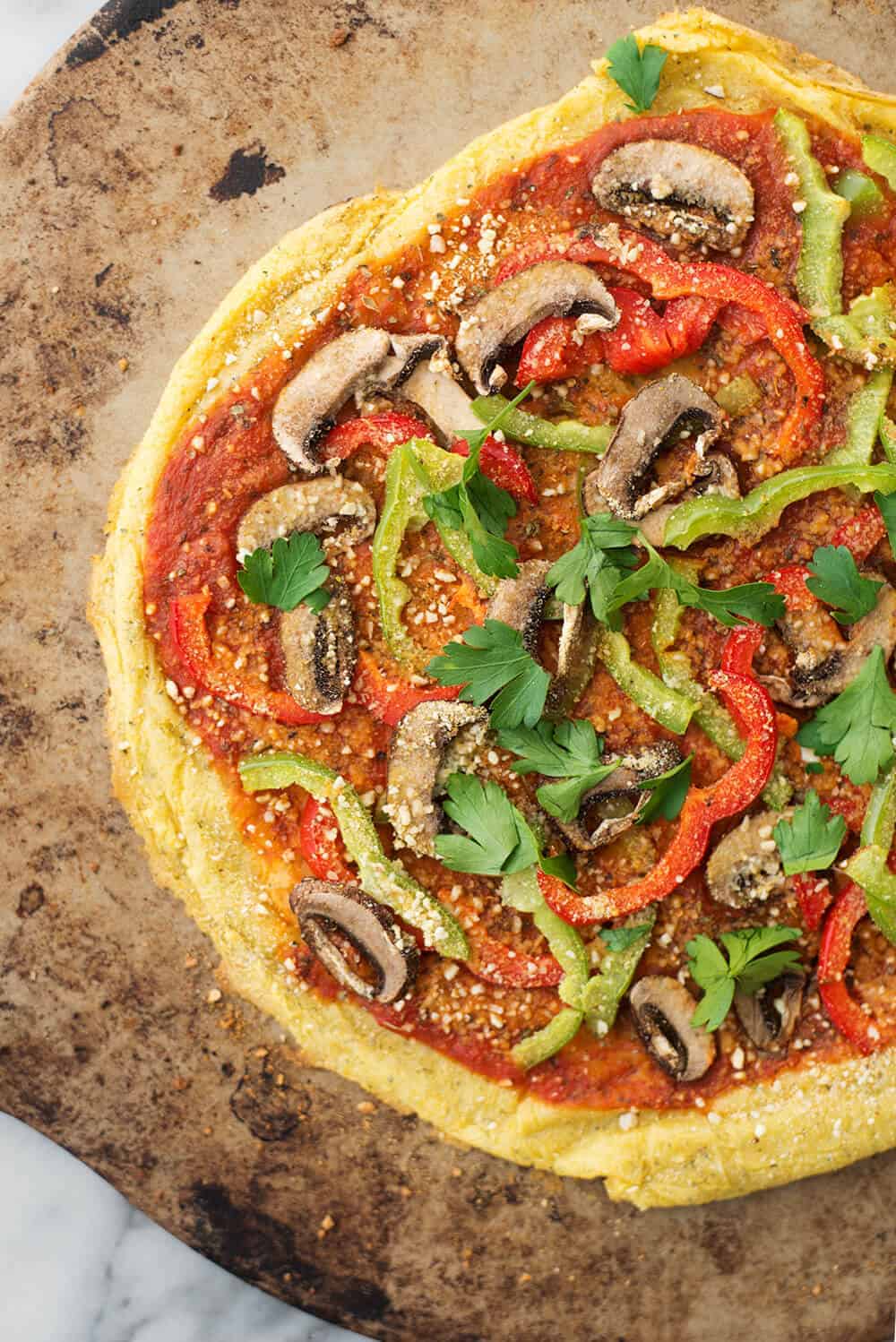 Gluten-Free Polenta Pizza - Delish Knowledge