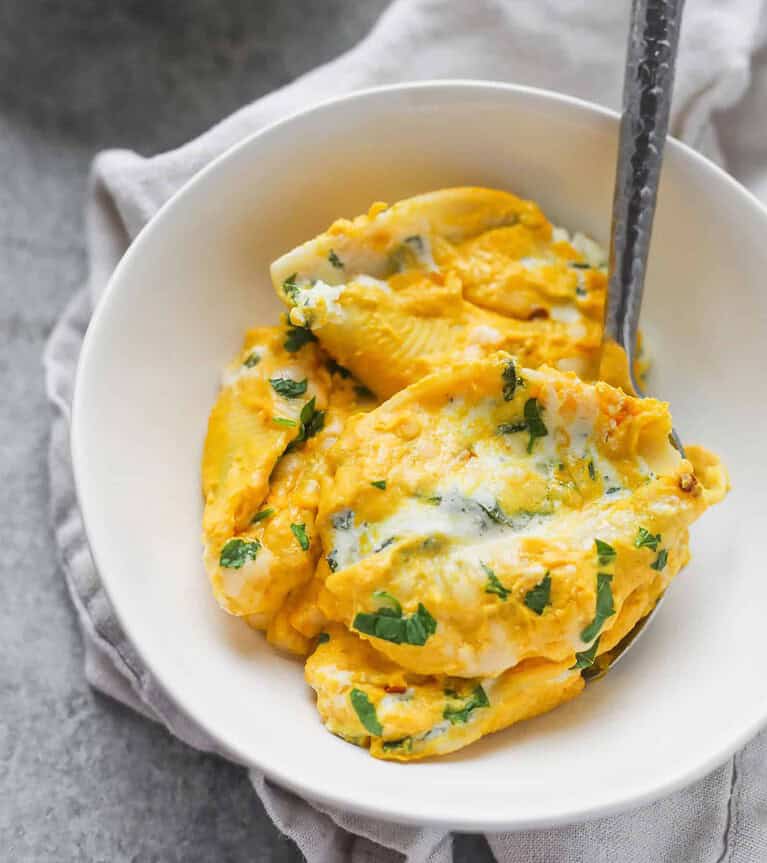 Pumpkin Stuffed Shells 1