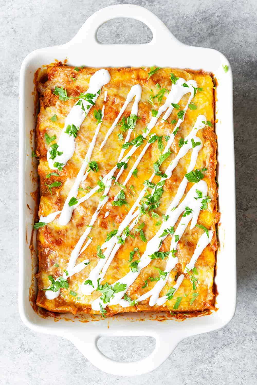 Healthy Vegetarian Enchiladas 