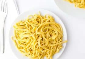 Vegan Pumpkin Fettuccine Alfredo